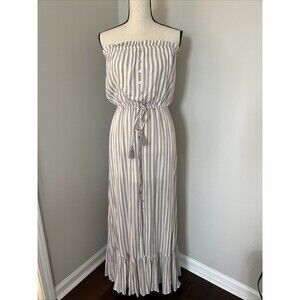 NWT Blu Ivy Sleeveless Striped Maxi Dress Small
